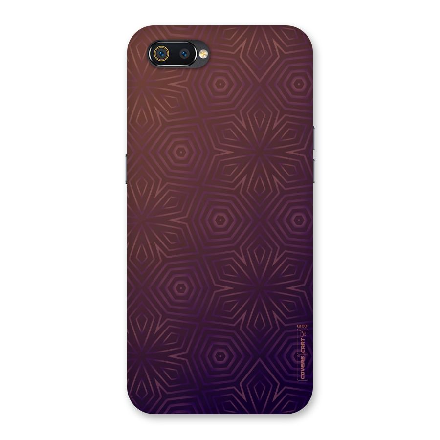 Lavish Purple Pattern Back Case for Realme C2
