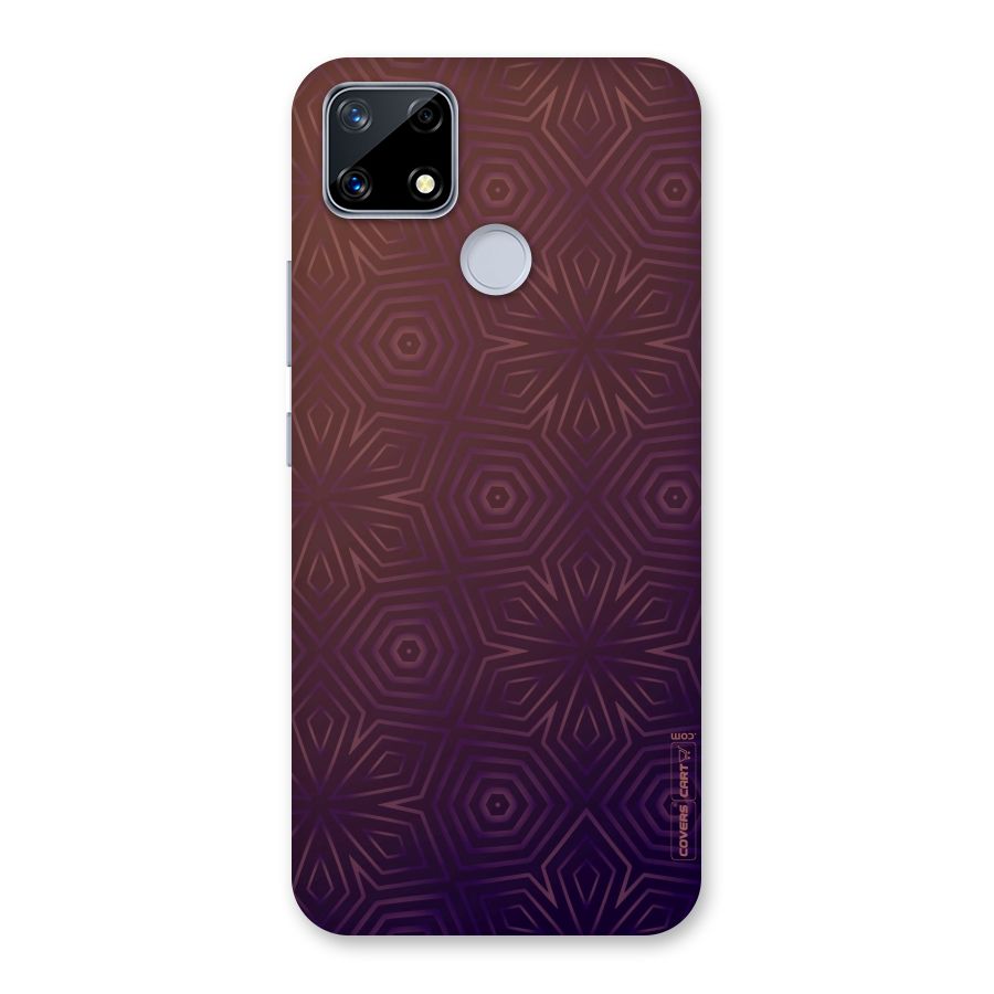 Lavish Purple Pattern Back Case for Realme Narzo 20