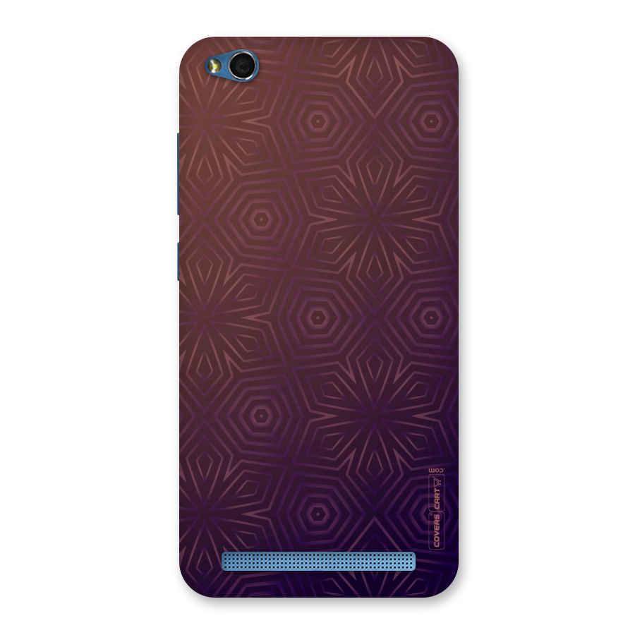 Lavish Purple Pattern Back Case for Redmi 5A