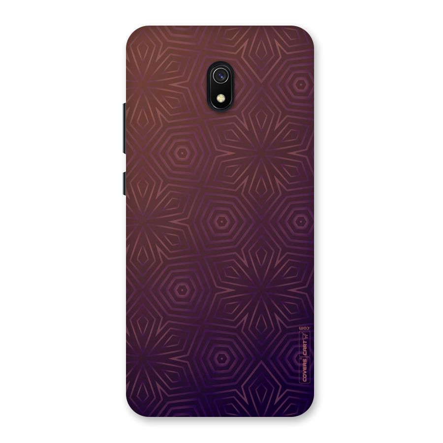 Lavish Purple Pattern Back Case for Redmi 8A