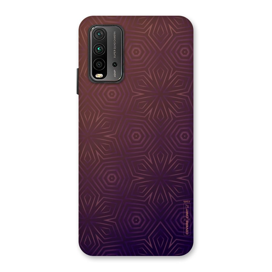 Lavish Purple Pattern Back Case for Redmi 9 Power