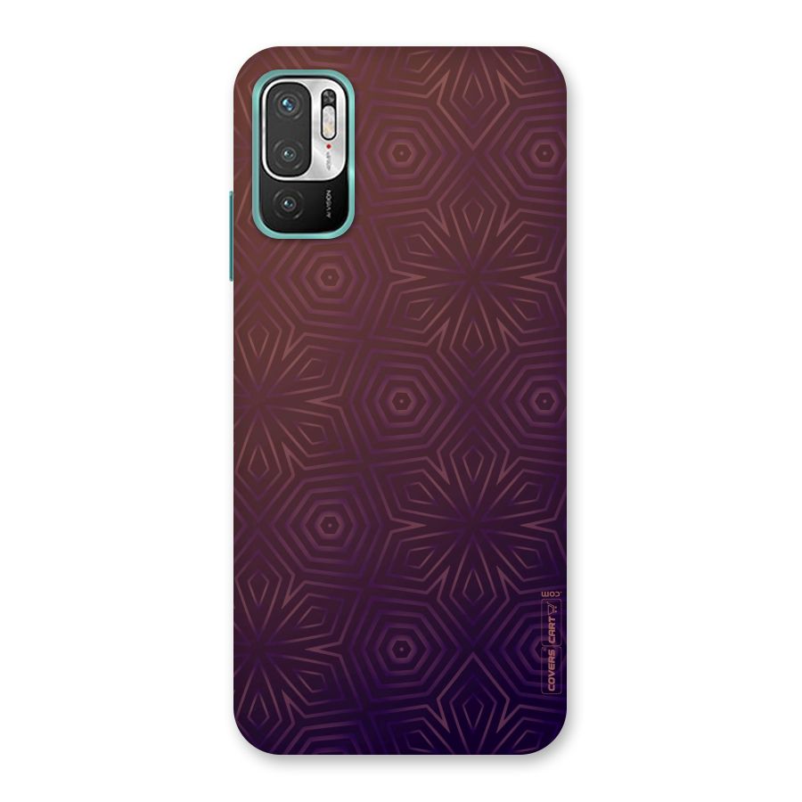 Lavish Purple Pattern Back Case for Redmi Note 10T 5G