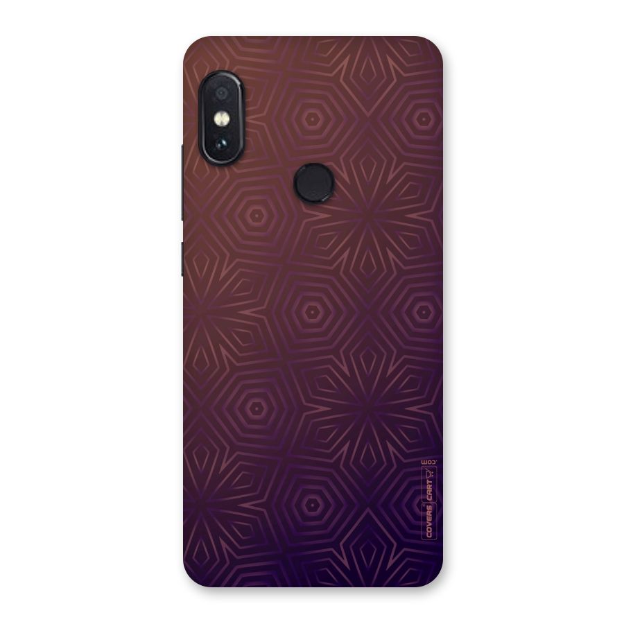 Lavish Purple Pattern Back Case for Redmi Note 5 Pro