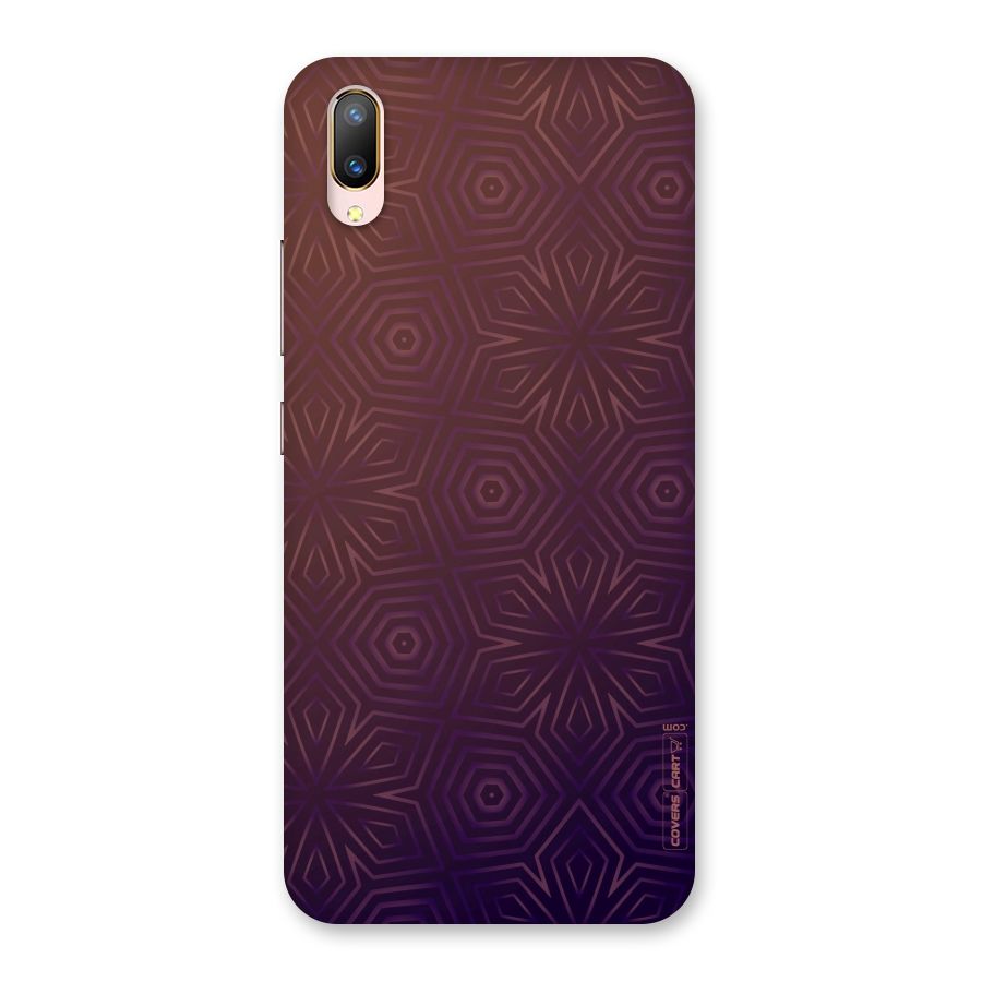 Lavish Purple Pattern Back Case for Vivo V11 Pro