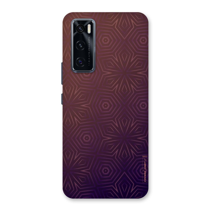 Lavish Purple Pattern Back Case for Vivo V20 SE