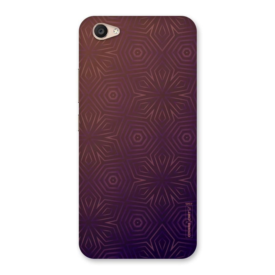 Lavish Purple Pattern Back Case for Vivo V5 Plus