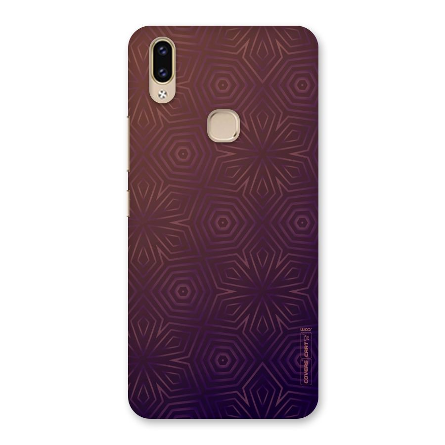 Lavish Purple Pattern Back Case for Vivo V9 Youth