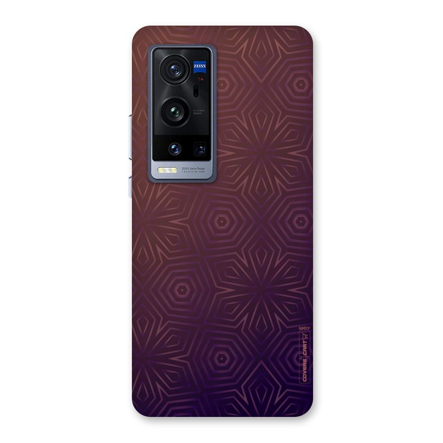 Lavish Purple Pattern Back Case for Vivo X60 Pro Plus