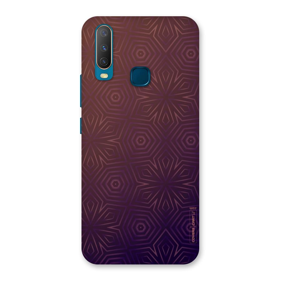 Lavish Purple Pattern Back Case for Vivo Y11