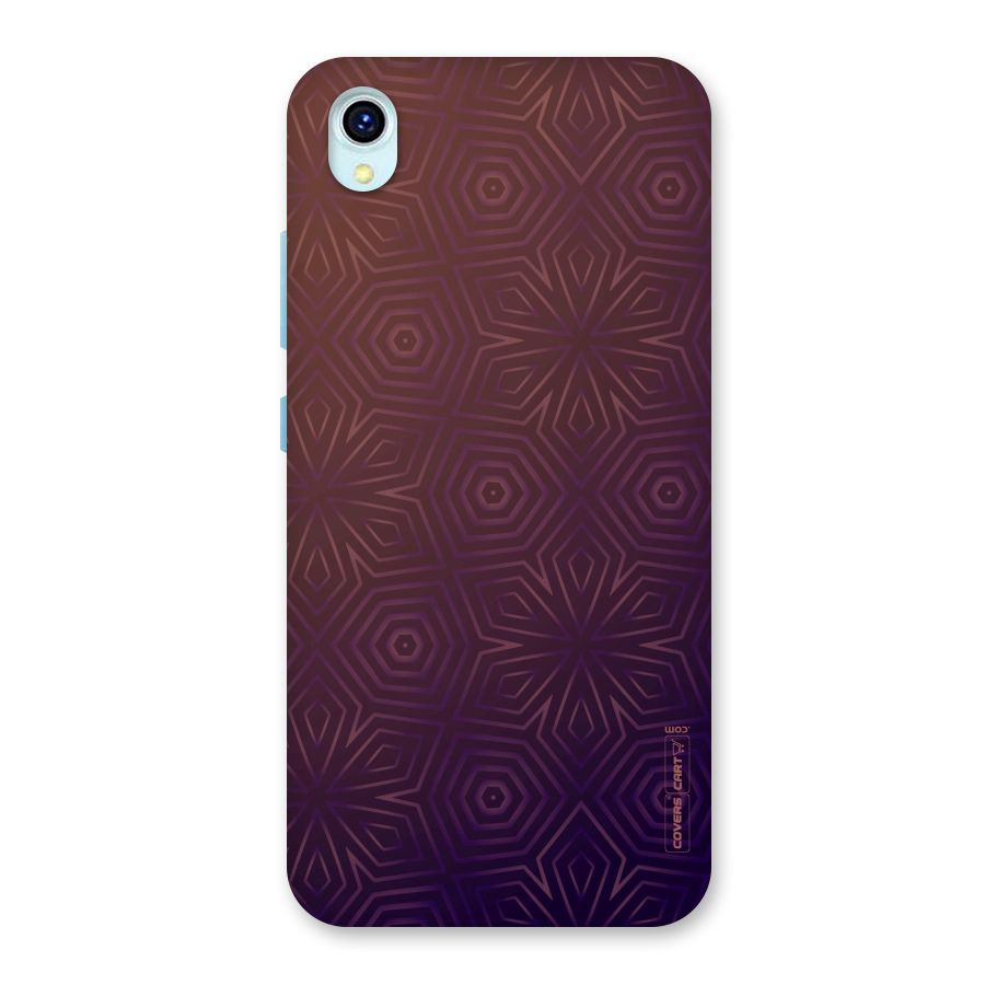 Lavish Purple Pattern Back Case for Vivo Y1s