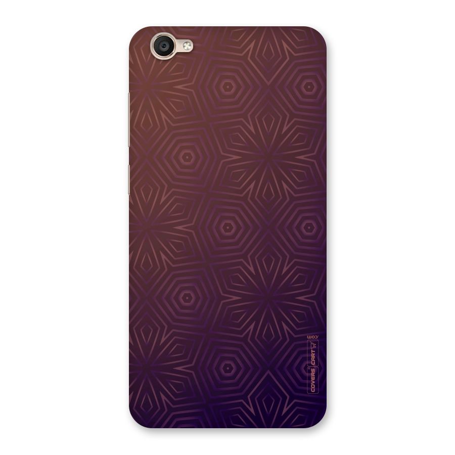 Lavish Purple Pattern Back Case for Vivo Y55s