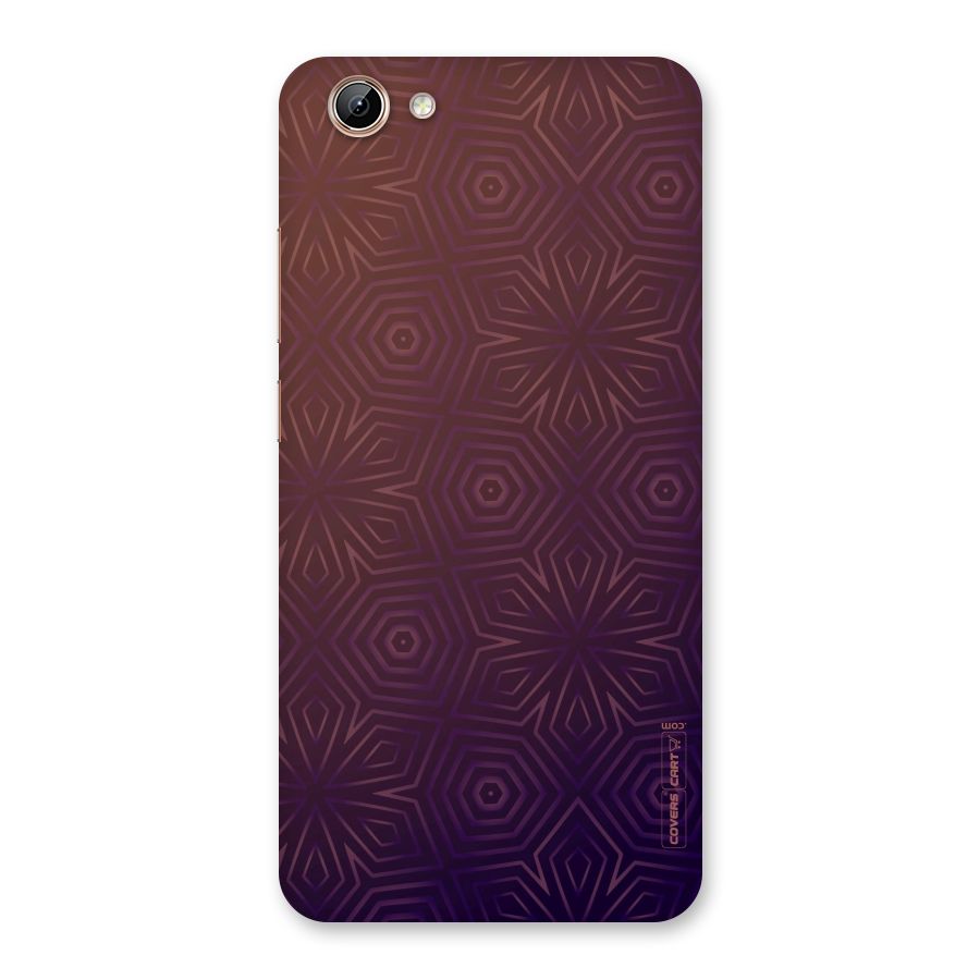 Lavish Purple Pattern Back Case for Vivo Y71
