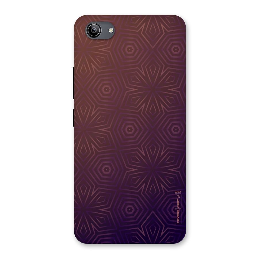 Lavish Purple Pattern Back Case for Vivo Y81i