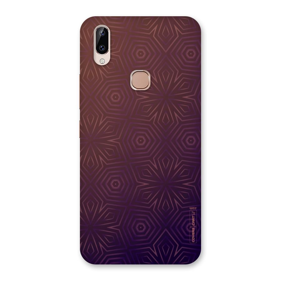 Lavish Purple Pattern Back Case for Vivo Y83 Pro