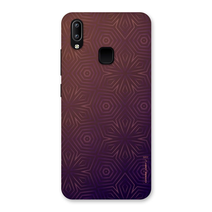 Lavish Purple Pattern Back Case for Vivo Y93