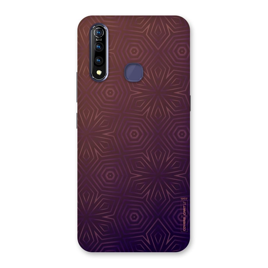 Lavish Purple Pattern Back Case for Vivo Z1 Pro