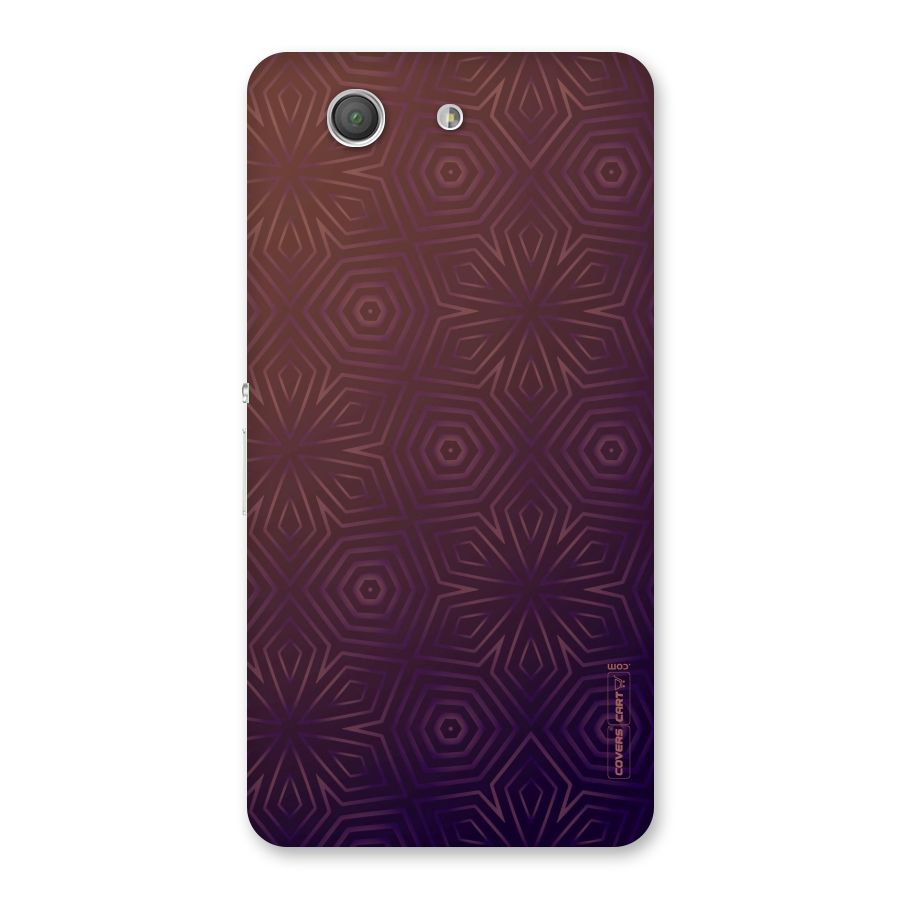 Lavish Purple Pattern Back Case for Xperia Z3 Compact