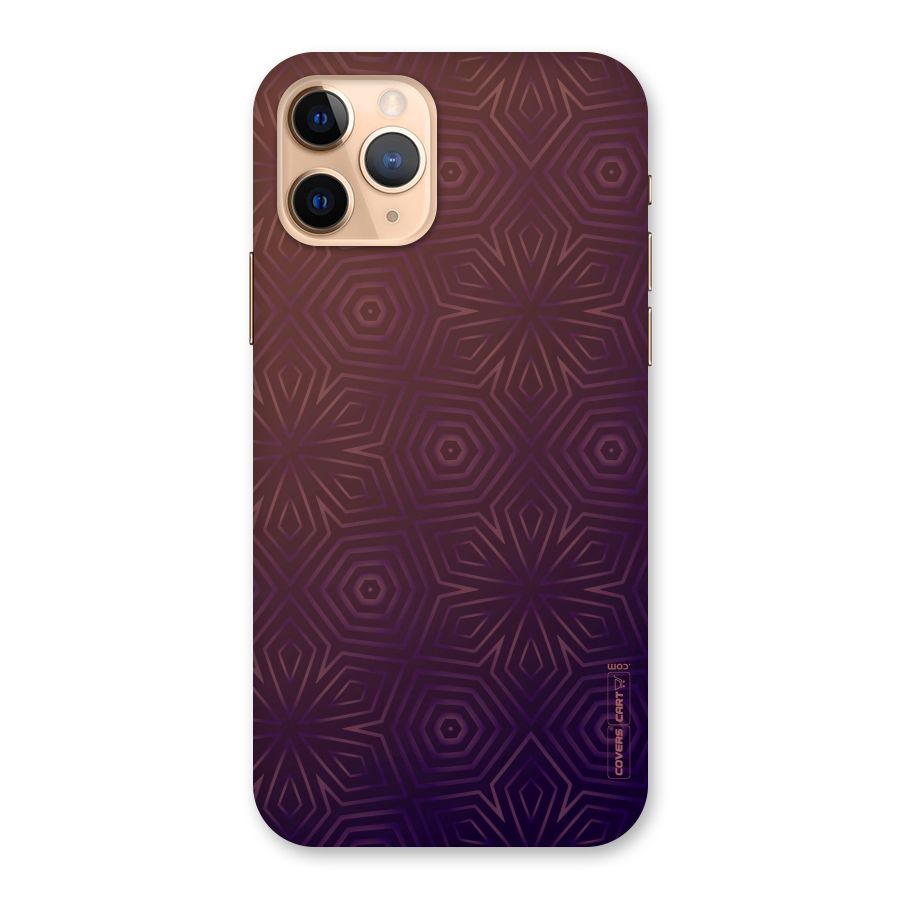 Lavish Purple Pattern Back Case for iPhone 11 Pro