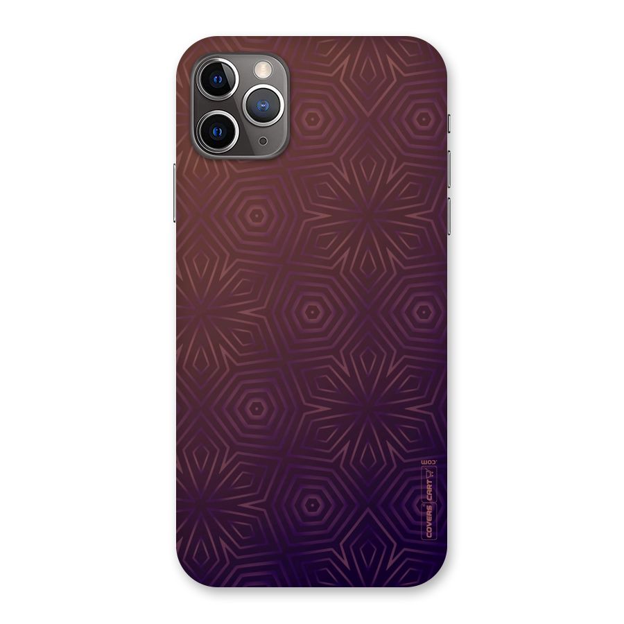 Lavish Purple Pattern Back Case for iPhone 11 Pro Max