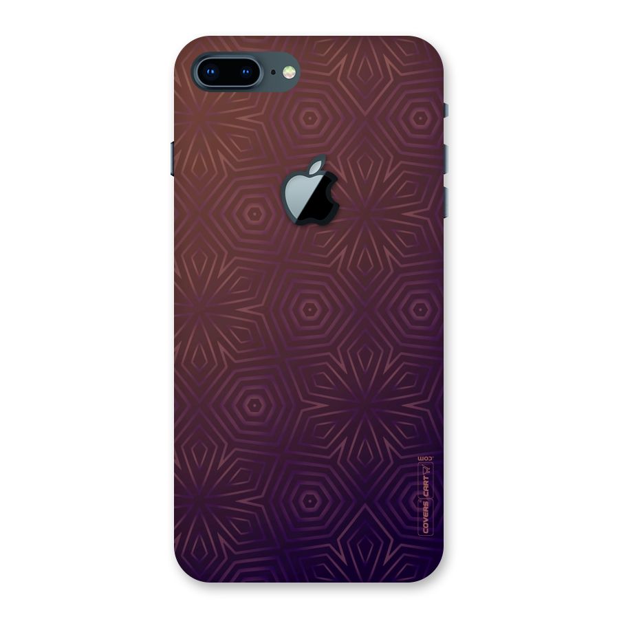 Lavish Purple Pattern Back Case for iPhone 7 Plus Apple Cut