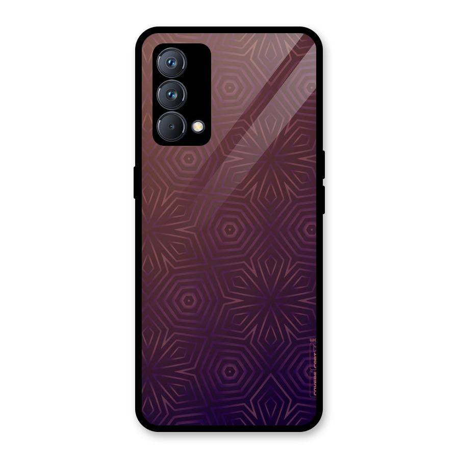Lavish Purple Pattern Glass Back Case for Realme GT Master Edition