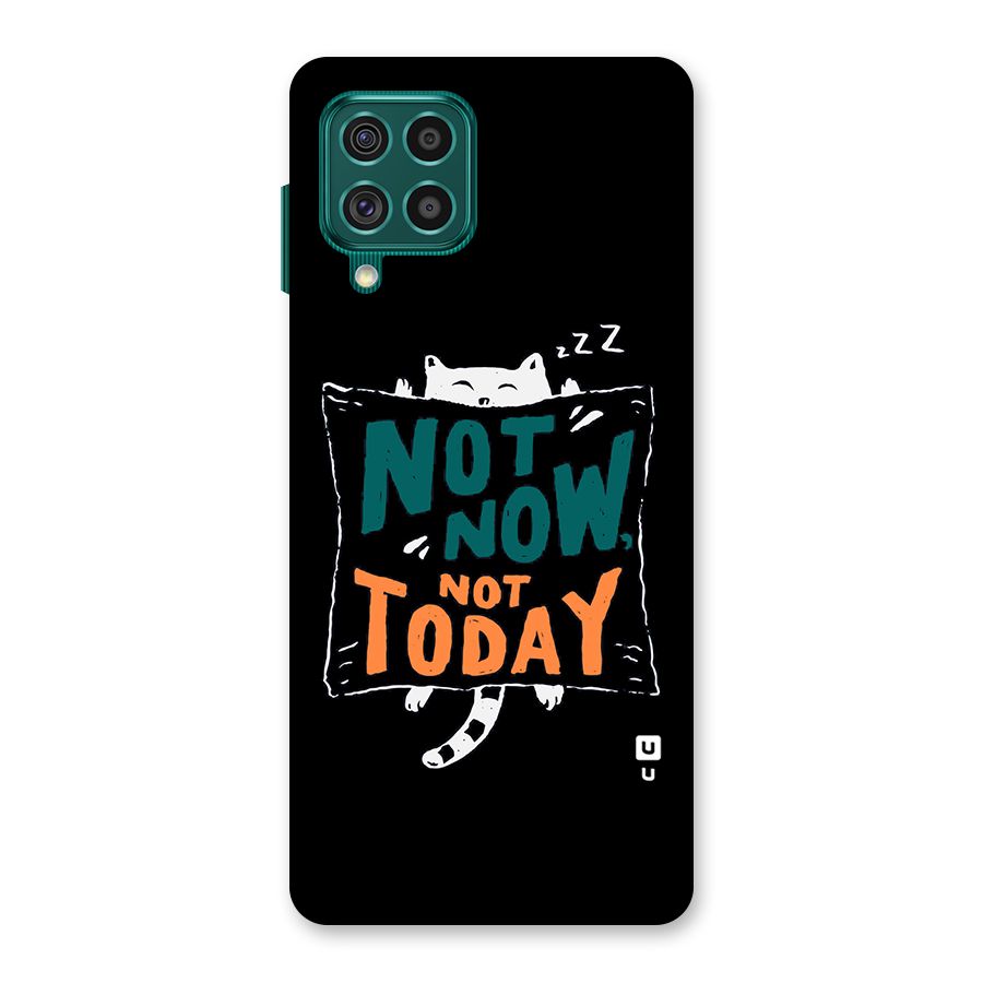 Lazy Cat Not Today Back Case for Galaxy F62