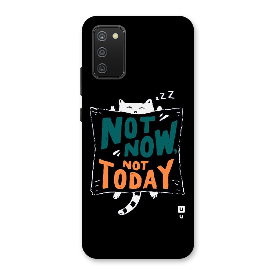 Lazy Cat Not Today Back Case for Galaxy M02s