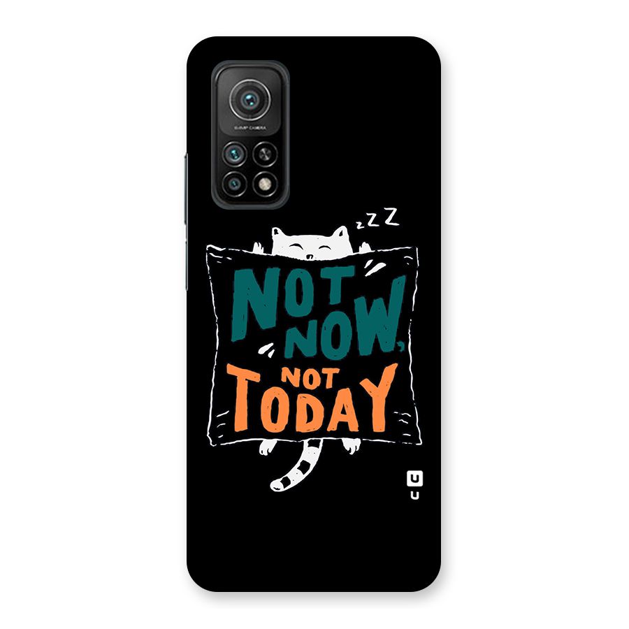 Lazy Cat Not Today Back Case for Mi 10T 5G