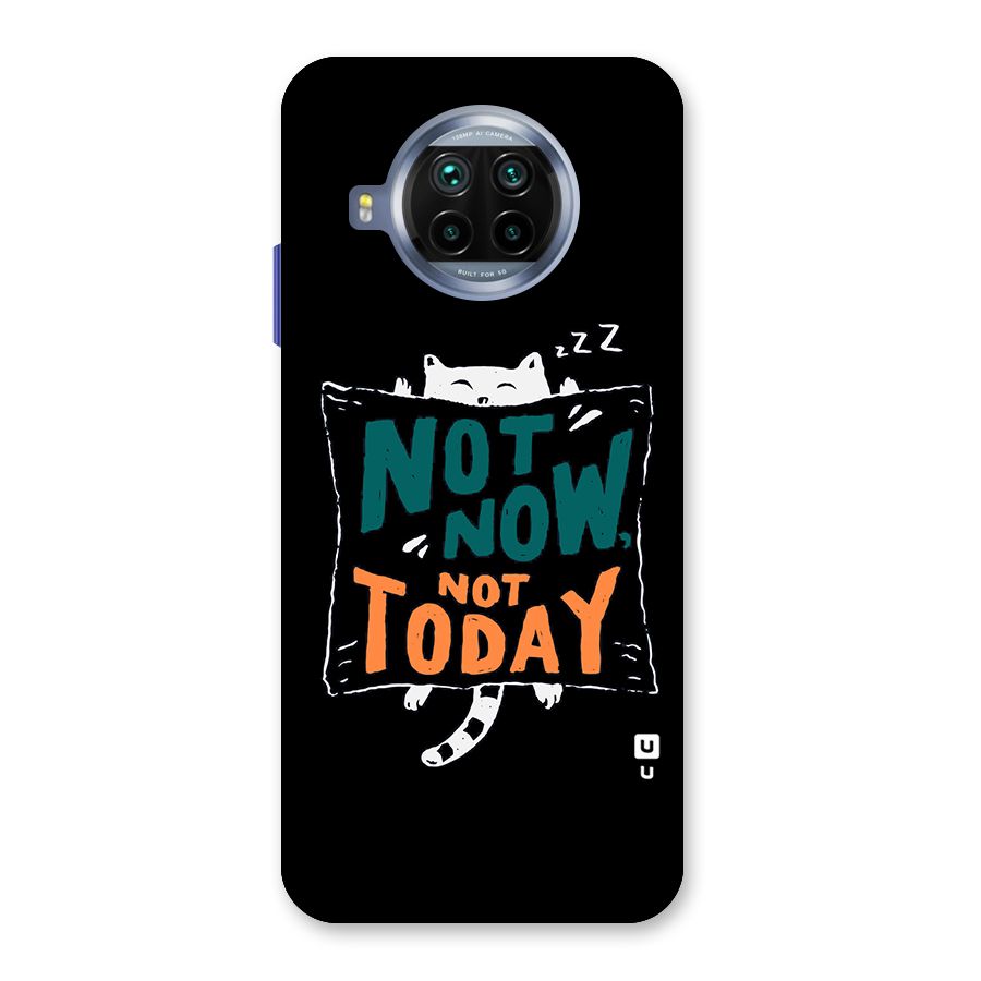 Lazy Cat Not Today Back Case for Mi 10i