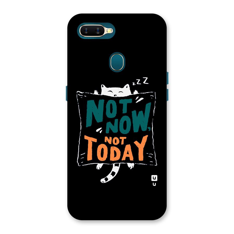 Lazy Cat Not Today Back Case for Oppo A11k