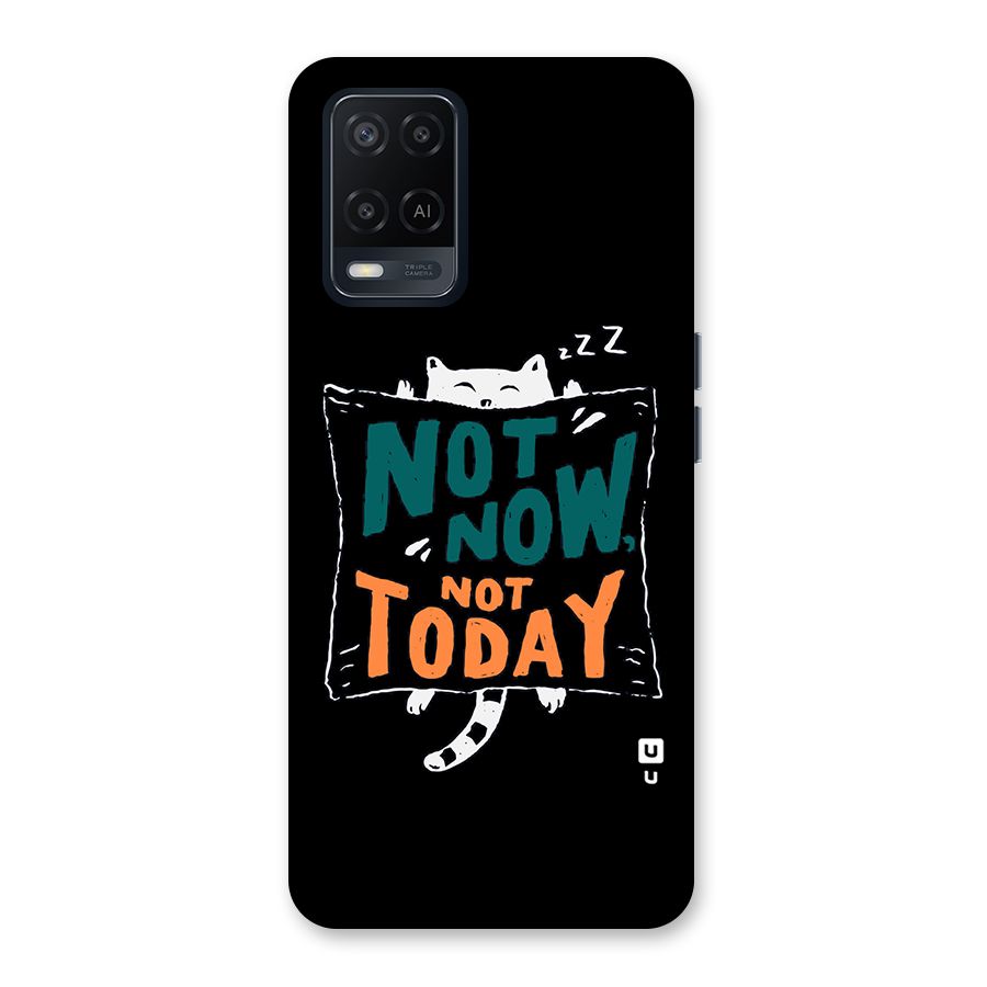 Lazy Cat Not Today Back Case for Oppo A54