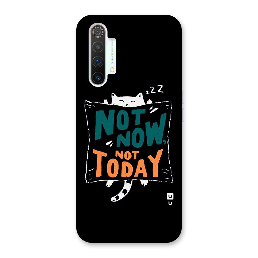 Lazy Cat Not Today Back Case for Realme X3 SuperZoom