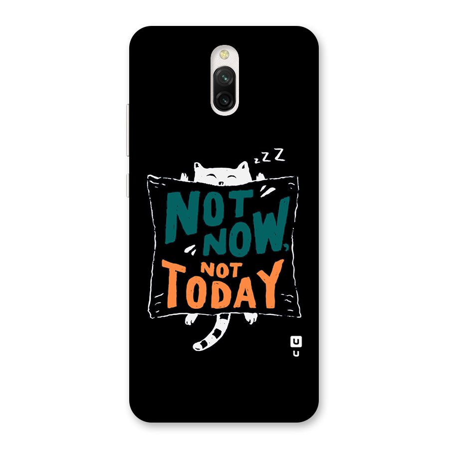 Lazy Cat Not Today Back Case for Redmi 8A Dual