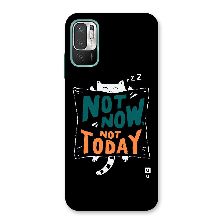 Lazy Cat Not Today Back Case for Redmi Note 10T 5G