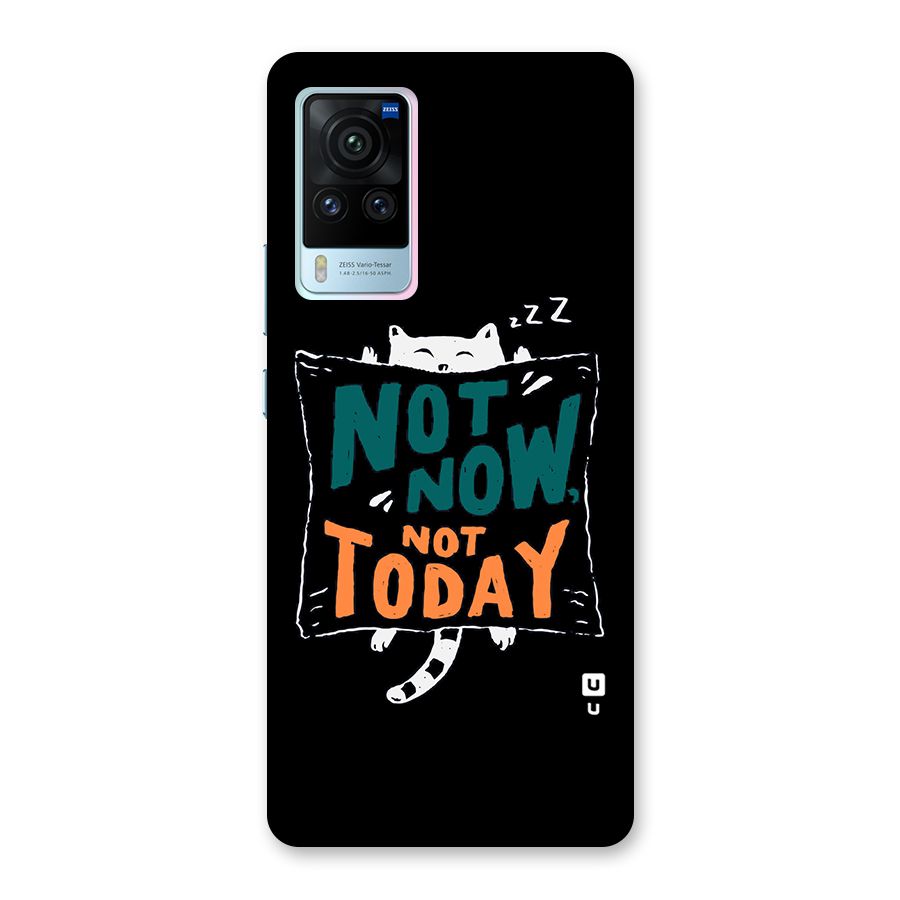 Lazy Cat Not Today Back Case for Vivo X60 Pro
