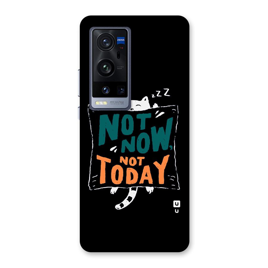 Lazy Cat Not Today Back Case for Vivo X60 Pro Plus