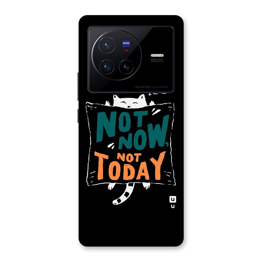 Lazy Cat Not Today Back Case for Vivo X80
