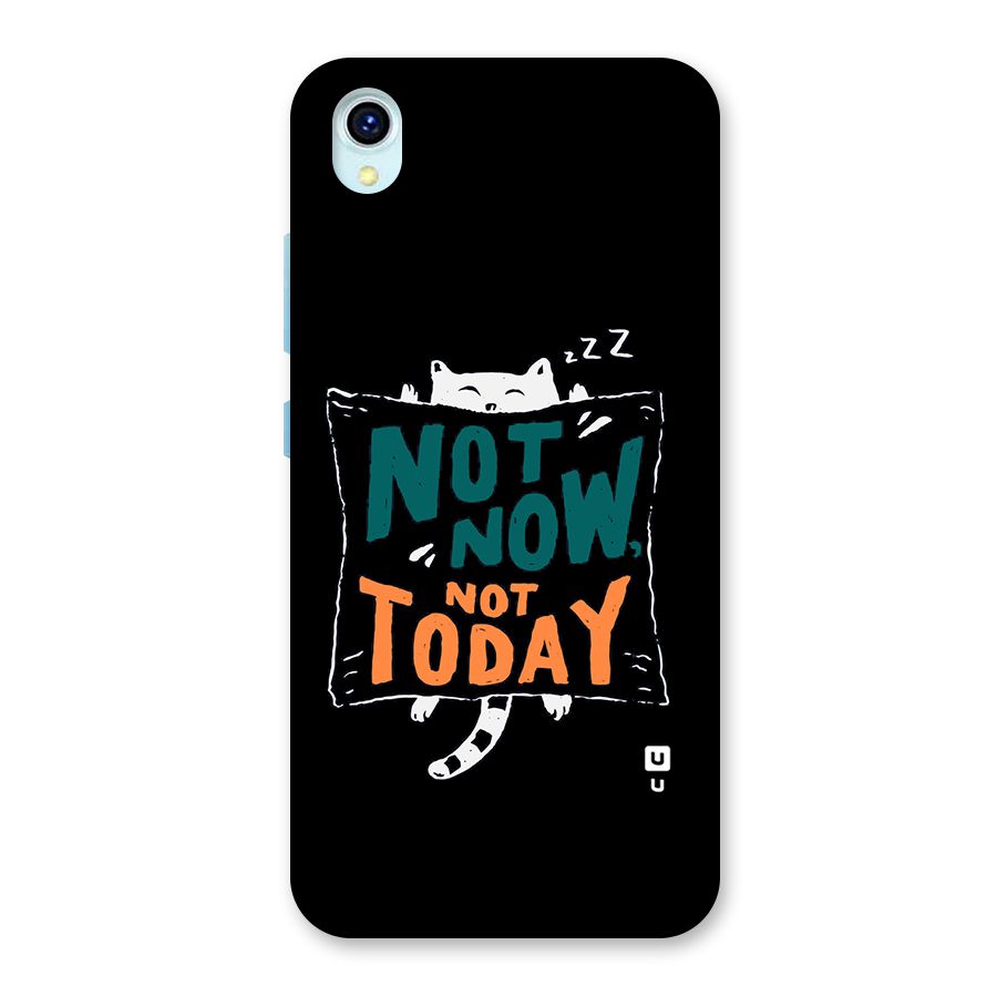 Lazy Cat Not Today Back Case for Vivo Y1s