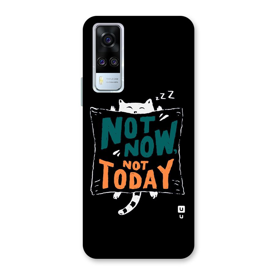 Lazy Cat Not Today Back Case for Vivo Y31