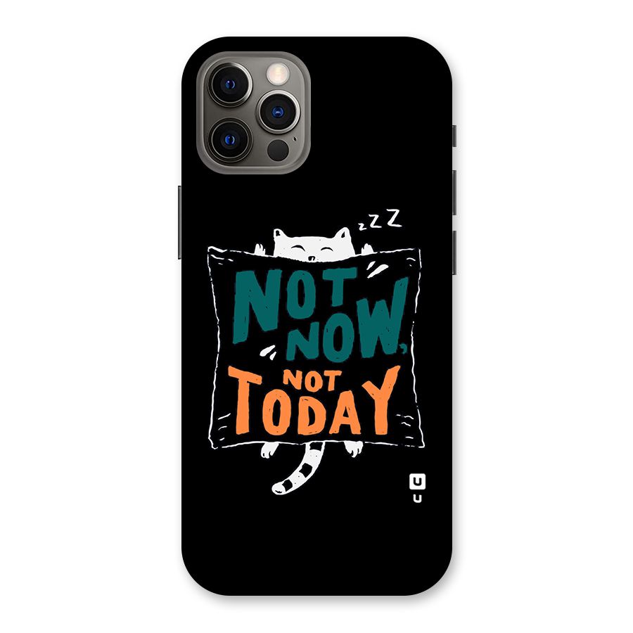 Lazy Cat Not Today Back Case for iPhone 12 Pro