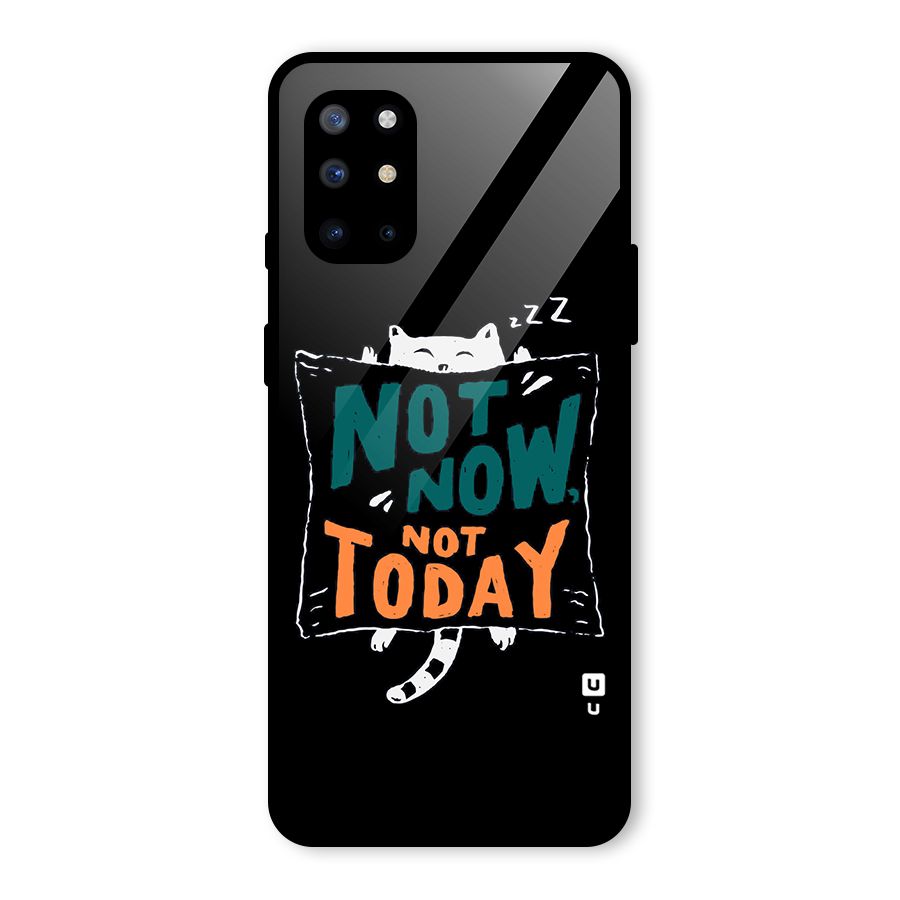 Lazy Cat Not Today Glass Back Case for OnePlus 8T