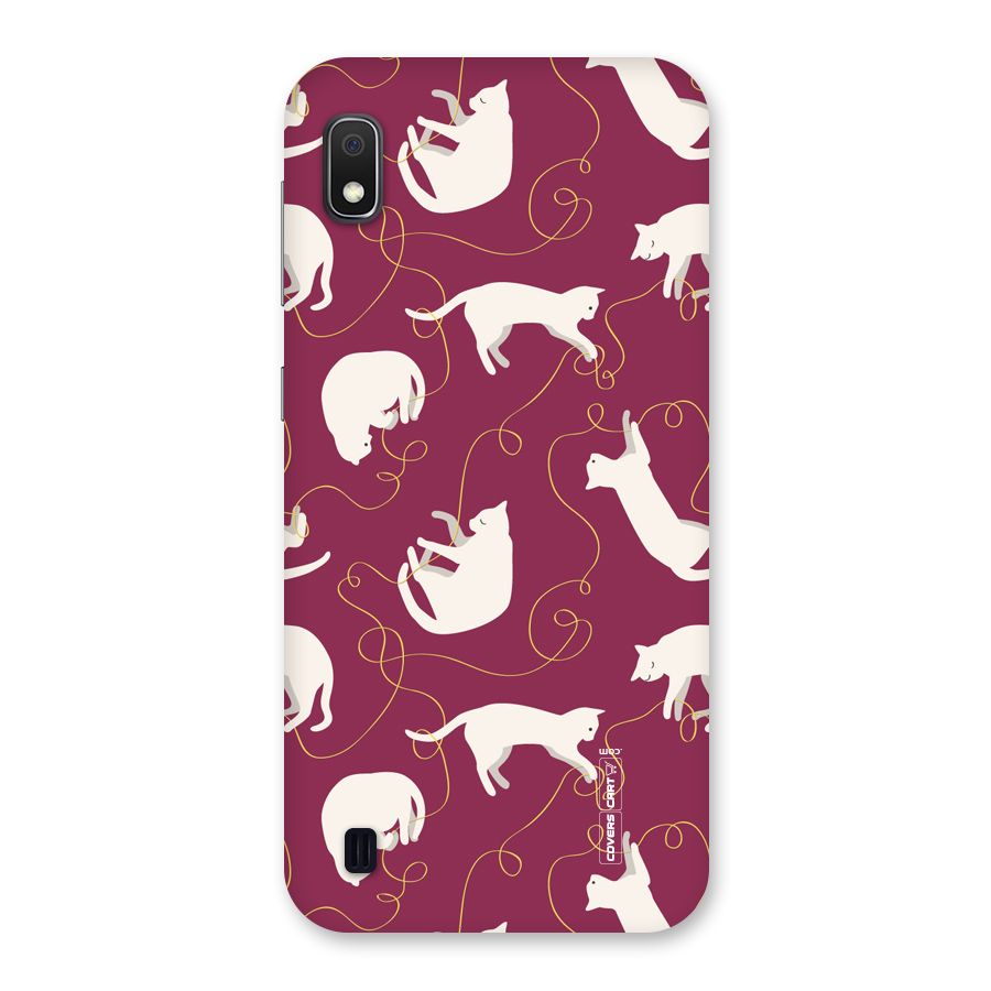 Lazy Kitty Back Case for Galaxy A10