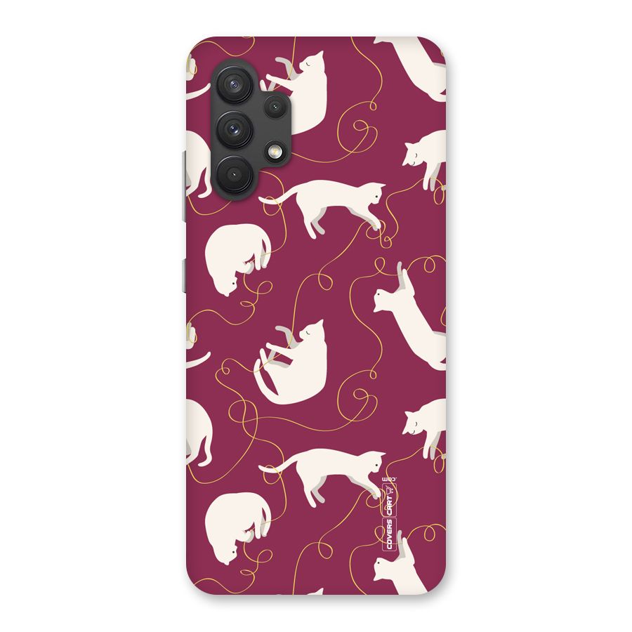 Lazy Kitty Back Case for Galaxy A32