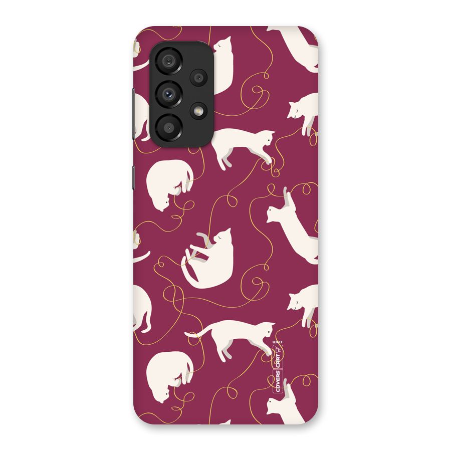 Lazy Kitty Back Case for Galaxy A33 5G