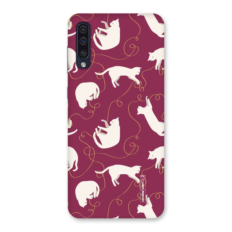 Lazy Kitty Back Case for Galaxy A50s