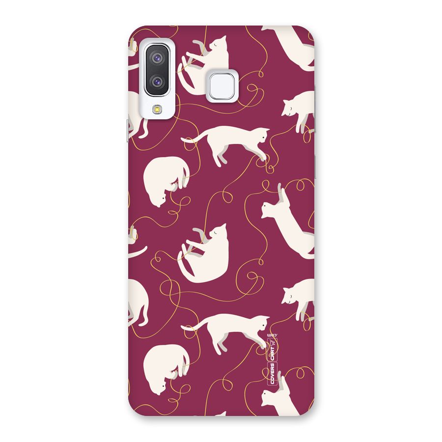 Lazy Kitty Back Case for Galaxy A8 Star