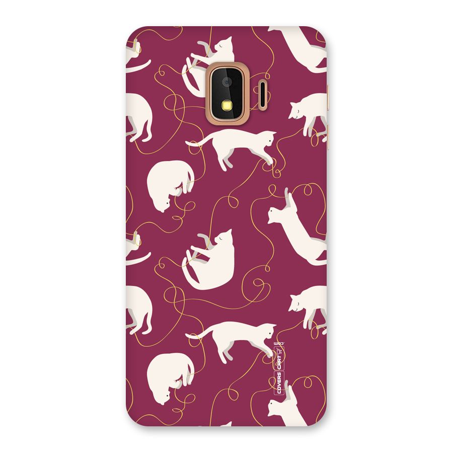 Lazy Kitty Back Case for Galaxy J2 Core