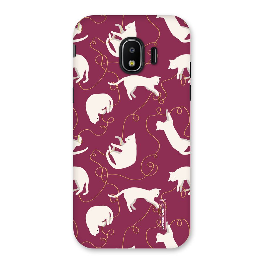 Lazy Kitty Back Case for Galaxy J2 Pro 2018