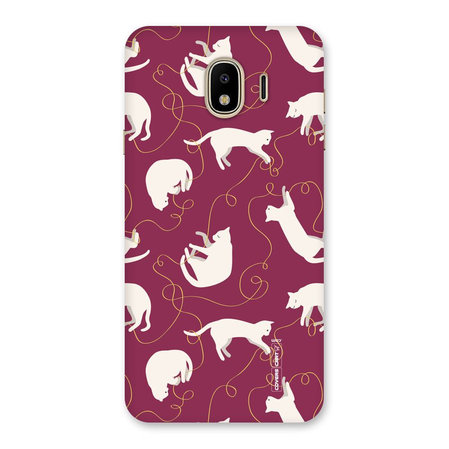 Lazy Kitty Back Case for Galaxy J4