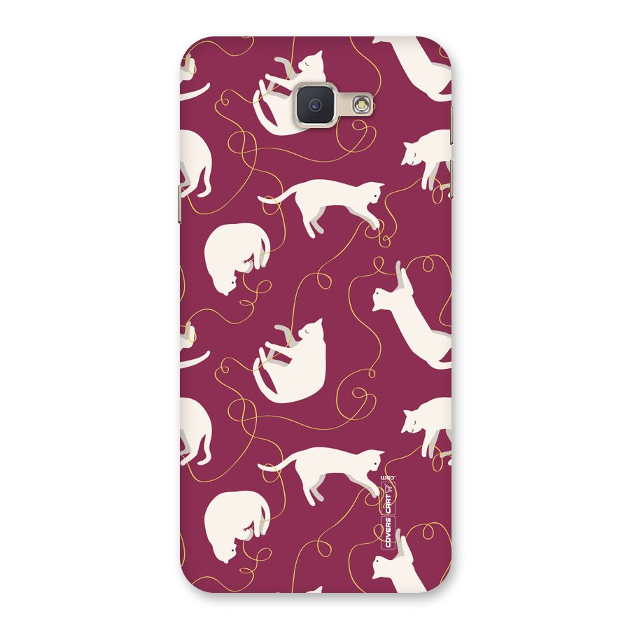 Lazy Kitty Back Case for Galaxy J5 Prime